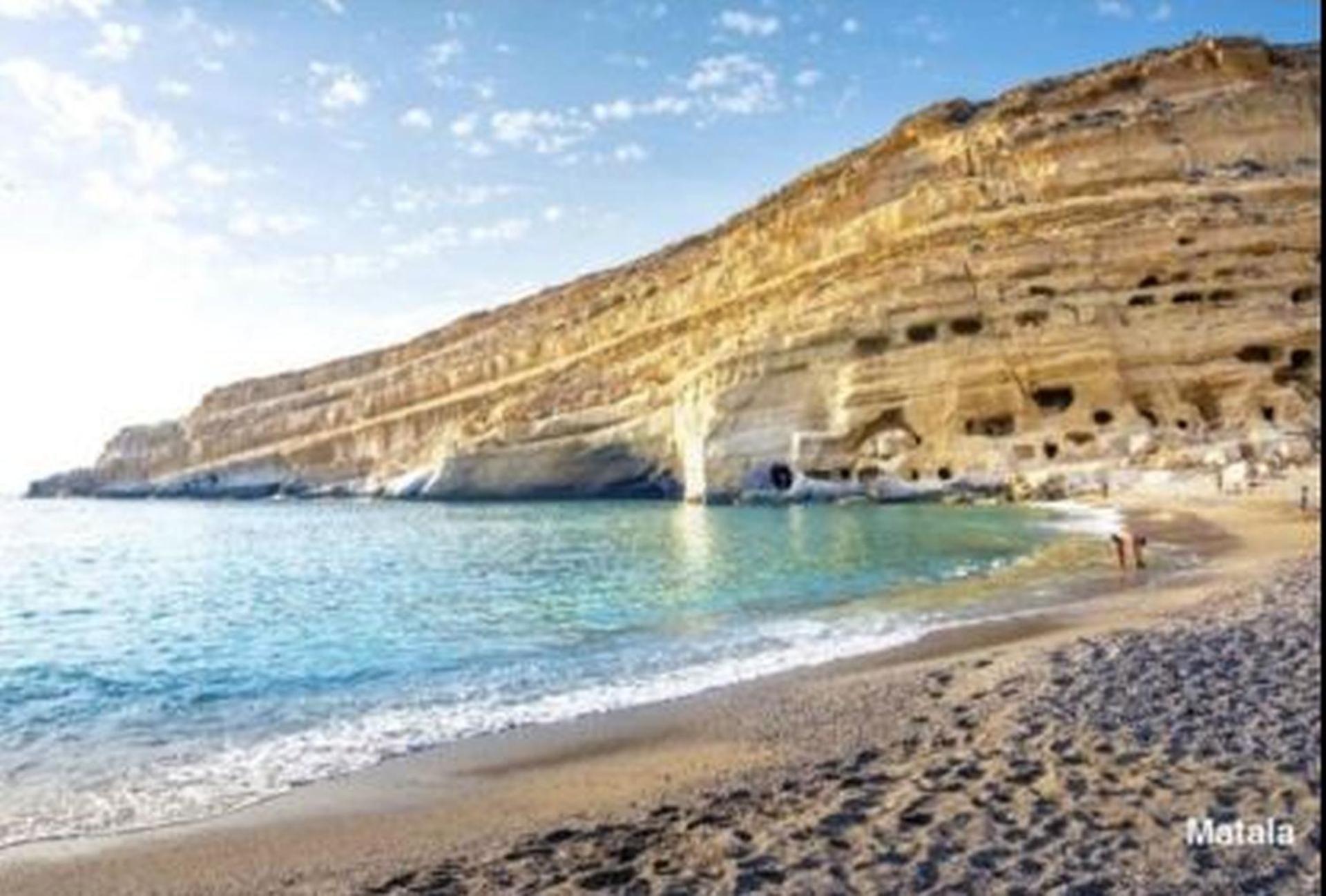 Stone House Elefteria Near Matala Beach Petrokefálion Eksteriør billede